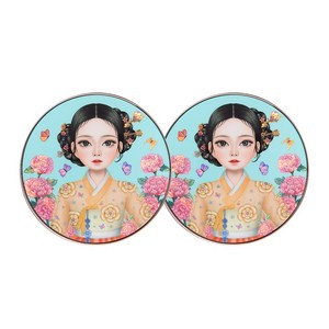 철벽녀 쿠션 시즌13 순수 쌀 대나무 미백수 쿠션 파운데이션 본품18g+본품18g, 2개, 21호본품