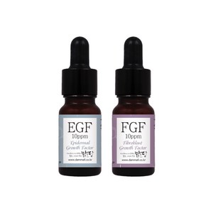 맑을담 EGF FGF 10ppm 2종세트 앰플 원액, EGF+FGF10ppm 10ml, 30ml