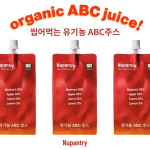 70만 운동 유투버 흥둥이 픽! 누팬트리 유기농 갈아만든 ABC 클렌즈쥬스(변비해결) 200ml x 28팩, 28개