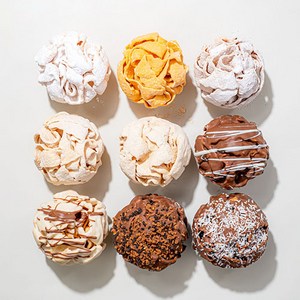 칸식스 수제 쿠키 슈니발렌, 110g, 3개, 치즈+버터갈릭+화이트초코