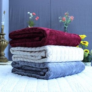 해송 침장 극세사 고정밴딩 패드, 베이지