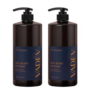 바디브 약산성 샴푸 베이베리오차드향 1000ml, 2개