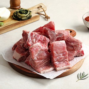 가야촌 한돈 돼지고기 등뼈, 1kg, 1개