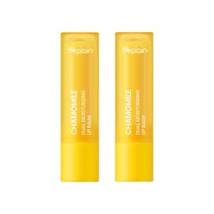 [SET] 비플레인 캐모마일 듀얼 보습 립밤 3.6g x 2개, 단품