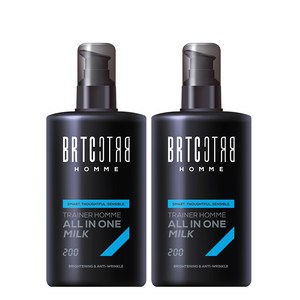 BRTC 트레이너 옴므 올인원 밀크 200ml, 2개