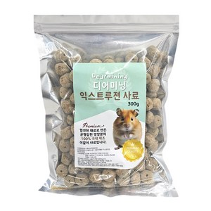 디어미닝 햄스터 이갈이 사료 익스트루전, 300g, 2개