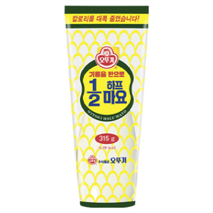 오뚜기 LIGHT 앤 JOY 하프마요네즈, 315g, 1개