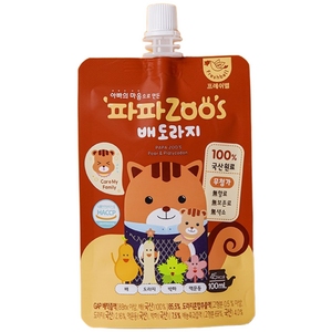 프레쉬벨 파파아이 파파주스 배 도라지 100ml, 1개