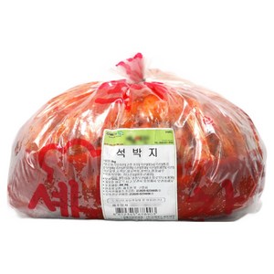 셰프애찬 석박지 큼직한 깍두기 무 김치, 1개, 1kg
