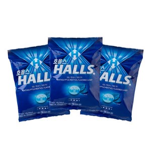 호올스 쉐어백 멘토립터스 멘톨향 캔디, 140g, 3개