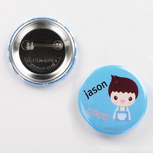 [네임코코] 캐릭터네임버튼(명찰)세트, B02-중형핀버튼