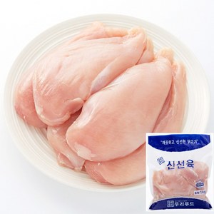 우리푸드 국내산 냉장 닭가슴살 1kg, 1개