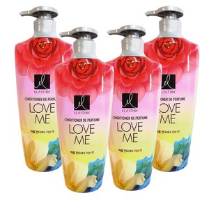 엘라스틴 퍼퓸 컨디셔너 러브미, 600ml, 4개