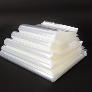BGP 접착식 투명폴리백(펀칭)(28x40cm)-100장 묶음, 투명, 100매입