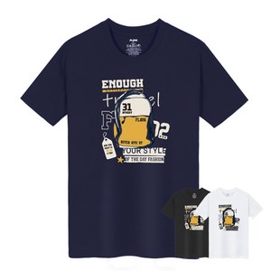 JYFASHION 백팩 빅사이즈 S~4XL 반팔 티셔츠 남자 남성 반팔티