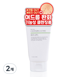 퓨어케이 고함량 바하 약알칼리성 여드름 클렌징폼, 100g, 2개