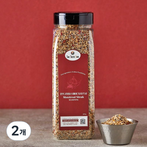 더테이스트랩 몬트리얼 스테이크 시즈닝, 2개, 650g