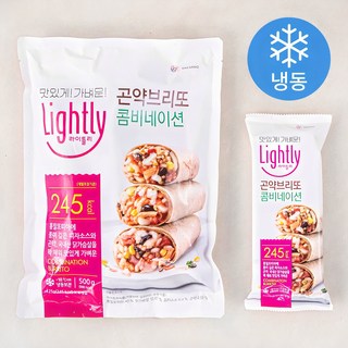 라이틀리 곤약브리또 콤비네이션 (냉동), 125g, 4개입, 1개