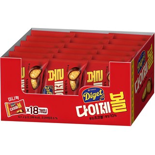 오리온 다이제볼 미니팩, 23.4g, 18개 대표 이미지 - 초코과자 추천