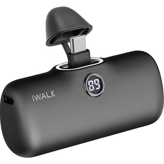 아이워크 PD 고속 충전 미니 보조배터리, 블랙, DBL5000PC(C타입)