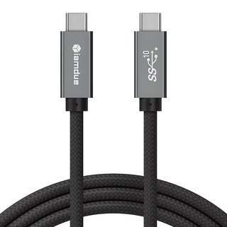 감비앤코 USB A타입-C타입 60W PPS PD 초고속 충전지원 데이터 줄꼬임 방지 패브릭 케이블, 1개, 메탈 블랙, 0.5m 고속충전케이블 11 아이엠듀 썬더볼트 고속충전 케이블 C to C PD 타입 100W USB3.1 Gen2, 100cm, 혼합색상, 1개