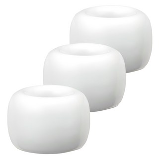 블럭마트 도자기 칫솔꽂이, 화이트, 3개