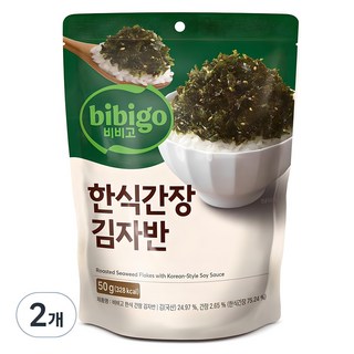 비비고 한식간장 김자반, 50g, 2개