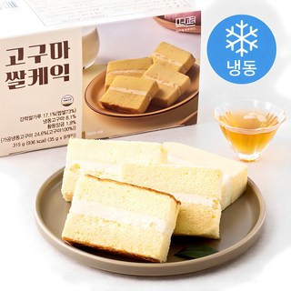 떡편 고구마 쌀케익 (냉동), 9개입, 1개