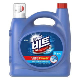 비트 딥클린 파워 일반 드럼 겸용 액체세제 본품, 1개, 6L
