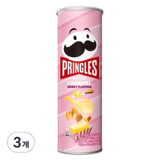 프링글스 버터카라멜, 110g, 3개 대표 이미지 - 프링글스 맛 비교 추천