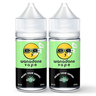 워나던베이프 전자담배 완성형 액상 30ml, 2개, 알로에베라 대표 이미지 - 전담 액상 입호흡 추천