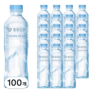 동원샘물 무라벨 500ml 100개 상품 이미지