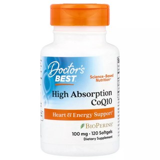 Doctor's BEST 輔酶Q10軟膠囊 100mg, 120顆, 1罐