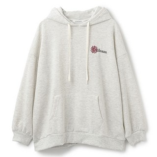 LOVETOXIC 女款Orgabits後背花朵刺繡派克帽T