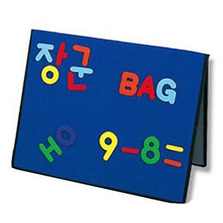 청양토이 벨크로우 사각자료판(고정핀), 파랑, 58 x 44cm