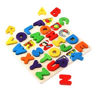토도리브로 알파벳 입체 판퍼즐, 1개, 26피스 몬테소리자조