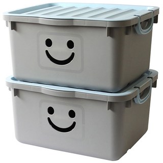 보노하우스 국내 제조 모던 초대형 해피박스, 그레이, 2개