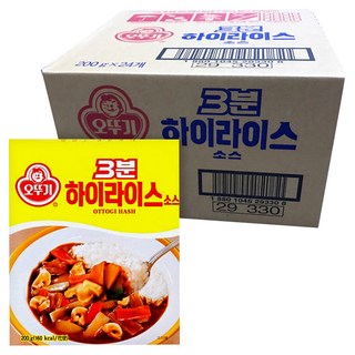오뚜기 3분 하이라이스 소스, 200g, 24개