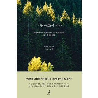 너무 애쓰지 마라:인정중독에서 벗어나 삶의 주도권을 되찾는 14가지 심리 기술, 윌마, 오타 하지메