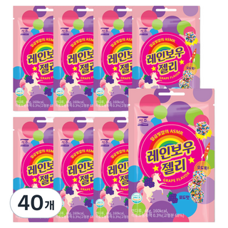 서주 레인보우 젤리, 46g, 40개
