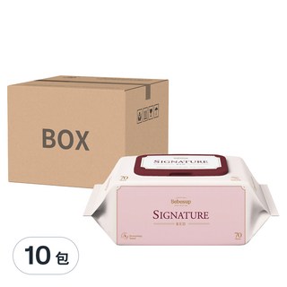 Bebesup Signature系列 嬰幼兒濕紙巾 紅色款 70抽 10包, 70張