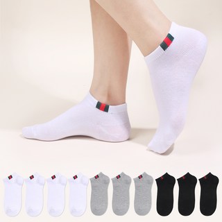 두발로 여성용 삼선 스니커즈 양말 10켤레