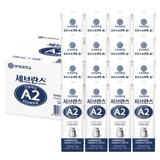 세브란스에이투 전용목장 A2 단백우유, 240ml, 16개