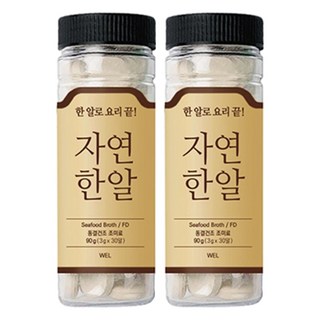 자연한알 동결건조 조미료, 90g, 2개