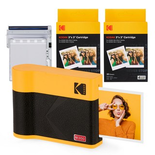 코닥 미니 3 ERA 포토프린터 휴대용 + 카트리지 68매 번들, M300, Yellow