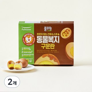 풀무원 동물복지 구운란 750g, 20구, 2개