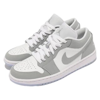 Nike Air Jordan 1 Low 小Dior 運動鞋, 22.5, 灰白色