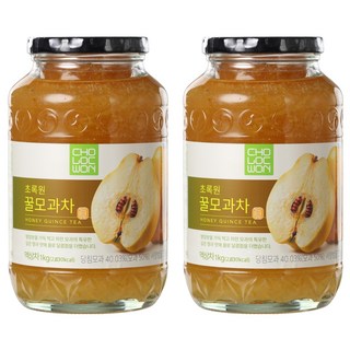 초록원 꿀모과차, 1kg, 2개입, 1세트