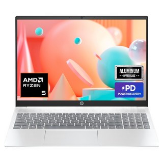 HP 2025 옴니북5 16 라이젠5 라이젠 8000 시리즈, Glacier silver, 512GB, 16GB, Free DOS, 16-bc1026AU