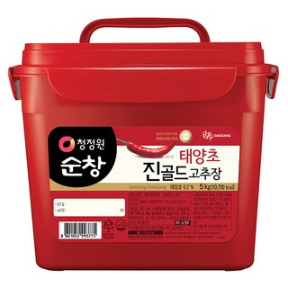 청정원순창 태양초 진골드고추장, 5kg, 1개 대표 이미지 - 고추장 추천